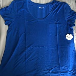 Royal blue T-shirt 6 pc xl cotton